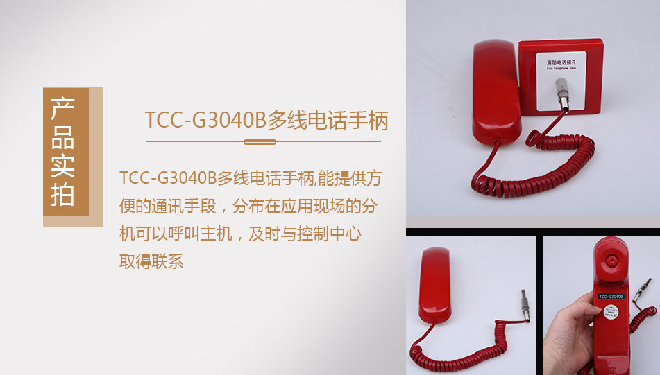 TCC-G3040B多线电话手柄